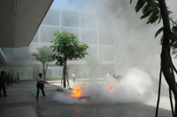 Diễn tập PCCC quy mô lớn toàn ngành giáo dục Đà Nẵng ảnh 1