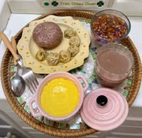 Mâm cơm cữ chồng nấu chăm vợ sau sinh khiến hội chị em ngưỡng mộ