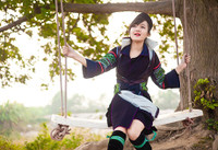 Nữ sinh dân tộc Mông kể chuyện hội Gầu Tào ảnh 4 Nữ sinh dân tộc Mông kể chuyện hội Gầu Tào ảnh 4