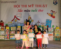 Sắc màu tuổi thơ trường Mầm non Thực hành Hoa Sen ảnh 2 Sắc màu tuổi thơ trường Mầm non Thực hành Hoa Sen ảnh 2