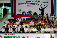 Khai mạc giải cầu lông “Người giáo viên nhân dân” toàn quốc ảnh 3 Khai mạc giải cầu lông “Người giáo viên nhân dân” toàn quốc ảnh 3