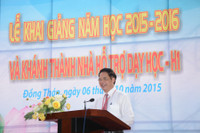 Trường ĐH Đồng Tháp khai giảng năm học mới ảnh 3