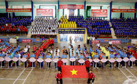 Khai mạc giải cầu lông “Người giáo viên nhân dân” toàn quốc ảnh 1 Khai mạc giải cầu lông “Người giáo viên nhân dân” toàn quốc ảnh 1