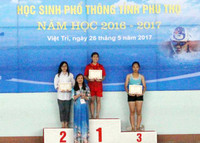 Phú Thọ: Gần 500 VĐV học sinh tranh tài bơi lội, điền kinh ảnh 3