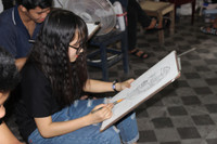 Thí sinh ôn thi môn năng khiếu ôn thi nước rút ảnh 8