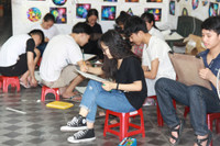 Thí sinh ôn thi môn năng khiếu ôn thi nước rút ảnh 2