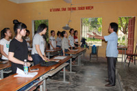 Thí sinh ôn thi môn năng khiếu ôn thi nước rút ảnh 9