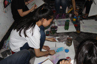 Thí sinh ôn thi môn năng khiếu ôn thi nước rút ảnh 4