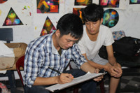 Thí sinh ôn thi môn năng khiếu ôn thi nước rút ảnh 6