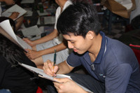 Thí sinh ôn thi môn năng khiếu ôn thi nước rút ảnh 7