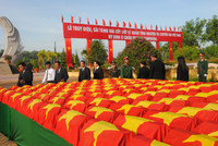 Truy điệu, cải táng hài cốt liệt sĩ quân tình nguyện và chuyên gia Việt Nam ảnh 3