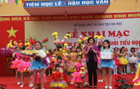 Hà Nội: Khai mạc Hội thi giáo viên giỏi cấp Tiểu học ảnh 6 Hà Nội: Khai mạc Hội thi giáo viên giỏi cấp Tiểu học ảnh 6