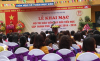 Hà Nội: Khai mạc Hội thi giáo viên giỏi cấp Tiểu học ảnh 2 Hà Nội: Khai mạc Hội thi giáo viên giỏi cấp Tiểu học ảnh 2
