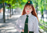 Bên ngoài môi trường rèn luyện của quân đội, Nhật Linh là cô gái trẻ trung, nhí nhảnh