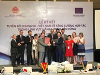 Tuyên bố chung tăng cường hợp tác năng lượng bền vững ảnh 3 Tuyên bố chung tăng cường hợp tác năng lượng bền vững ảnh 3