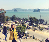 Hoa khôi sinh viên Hà Nội rạng rỡ du xuân ảnh 9