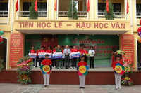 Đội bóng THPT Trần Quốc Tuấn xuất quân tranh Cúp Mobifone 2014 ảnh 4