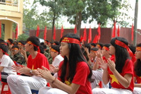 Đội bóng THPT Trần Quốc Tuấn xuất quân tranh Cúp Mobifone 2014 ảnh 3