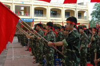 Đội bóng THPT Trần Quốc Tuấn xuất quân tranh Cúp Mobifone 2014 ảnh 2