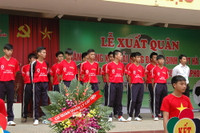 Đội bóng THPT Trần Quốc Tuấn xuất quân tranh Cúp Mobifone 2014 ảnh 6