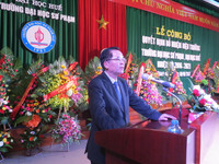 Công bố bổ nhiệm Hiệu trưởng Trường Đại học Sư phạm Huế ảnh 2