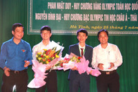 Hà Tĩnh: Chào đón 2 HS từ “đấu trường quốc tế” trở về ảnh 5 Hà Tĩnh: Chào đón 2 HS từ “đấu trường quốc tế” trở về ảnh 5