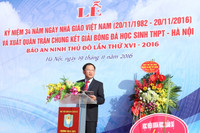 Đội bóng Trường THPT Trần Quốc Tuấn quyết giành liên tiếp 3 cúp vô địch ảnh 1