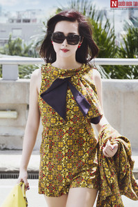 Lóa mắt da trắng sứ của Giáng My ảnh 1 - Ảnh 1