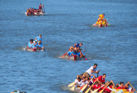  Sội động hội đua ghe trên sông Hương mừng Quốc khánh ảnh 1