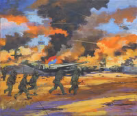 Mỹ thuật đề tài chiến tranh, người lính: Phía sau những cuộc “ra quân” hùng hậu ảnh 7