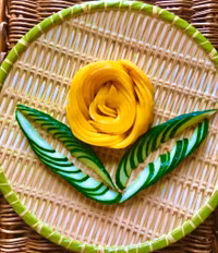 Mẹ đảm trổ tài cắt tỉa trái cây 'đẹp không nỡ ăn' ngày 20/10