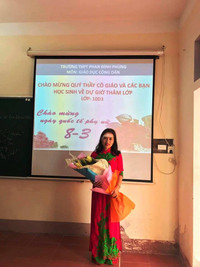 Nữ cán bộ, giáo viên Trường THPT Phan Đình Phùng (TP Hà Tĩnh): “Sáng tạo, đổi mới, yêu nghề” ảnh 7 Nữ cán bộ, giáo viên Trường THPT Phan Đình Phùng (TP Hà Tĩnh): “Sáng tạo, đổi mới, yêu nghề” ảnh 7