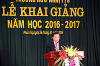 Trường Hữu nghị T78 Khai giảng năm học mới ảnh 3