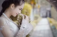 Nhan sắc tinh khôi của thiếu nữ có gương mặt đẹp nhất xứ Tuyên ảnh 2