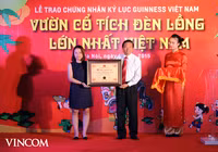 Vincom lập kỷ lục “Vườn cổ tích bằng đèn lồng lớn nhất Việt Nam“ ảnh 2