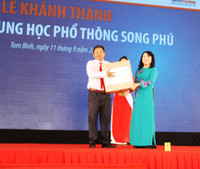 Vĩnh Long: Khánh thành trường THPT Song Phú ảnh 2