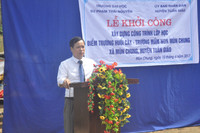 Trường ĐHSP Thái Nguyên xây dựng lớp học tại tỉnh Điện Biên ảnh 1 Trường ĐHSP Thái Nguyên xây dựng lớp học tại tỉnh Điện Biên ảnh 1