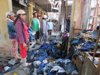 Thừa Thiên - Huế: Cháy chợ Nong có dấu hiệu "xăng dầu tiếp sức" ảnh 6