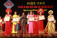 Nghệ An: Sôi động, cuốn hút Hội thi “Cô giáo tài năng, duyên dáng” ảnh 7 Nghệ An: Sôi động, cuốn hút Hội thi “Cô giáo tài năng, duyên dáng” ảnh 7