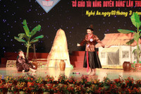 Nghệ An: Sôi động, cuốn hút Hội thi “Cô giáo tài năng, duyên dáng” ảnh 5 Nghệ An: Sôi động, cuốn hút Hội thi “Cô giáo tài năng, duyên dáng” ảnh 5