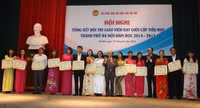 Hà Nội: Tổng kết Hội thi GV giỏi cấp tiểu học Thành phố năm học 2014 – 2015 ảnh 4