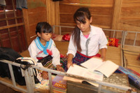 Thầy trò vùng lòng hồ rộn ràng đón năm học mới ảnh 3 Thầy trò vùng lòng hồ rộn ràng đón năm học mới ảnh 3