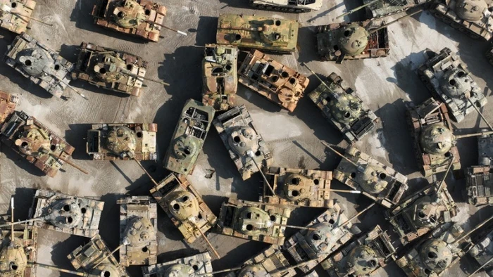 Số lượng khổng lồ xe tăng Nga viện trợ Syria bị loại bỏ không thương tiếc