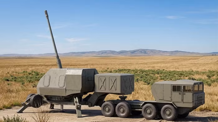 Nga gây bất ngờ khi đưa hải pháo A-192M lên bờ để tác chiến