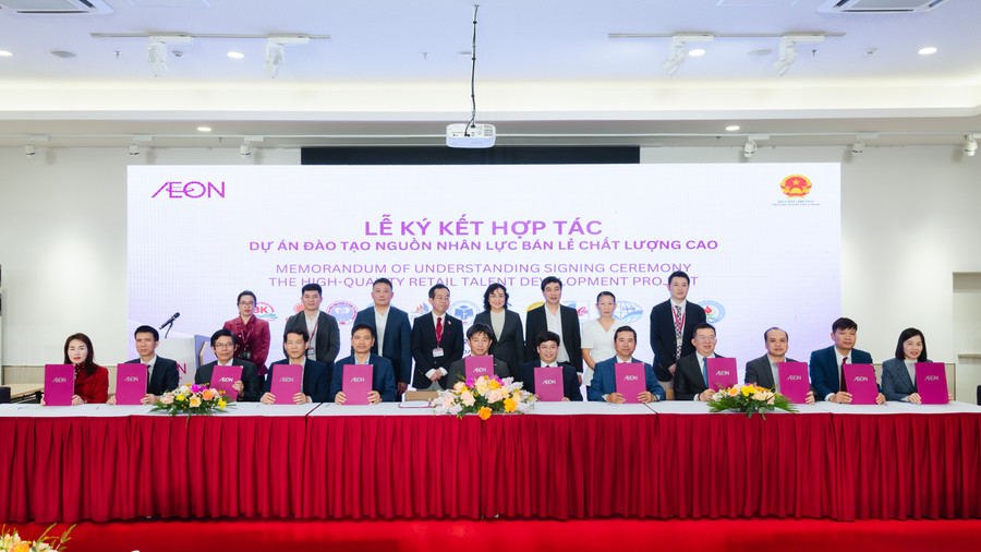 Trường Cao đẳng Thương mại ký kết Hợp tác đào tạo nguồn nhân lực bán lẻ chất lượng cao cùng AEON Việt Nam.