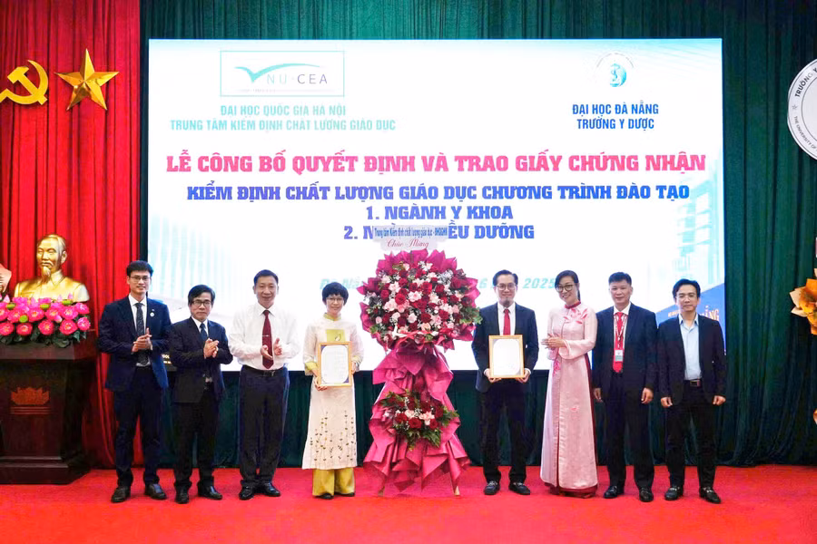 Hai chương trình đào tạo Y khoa và Điều dưỡng của Trường Y Dược, Đại học Đà Nẵng đạt chuẩn chất lượng giáo dục. 