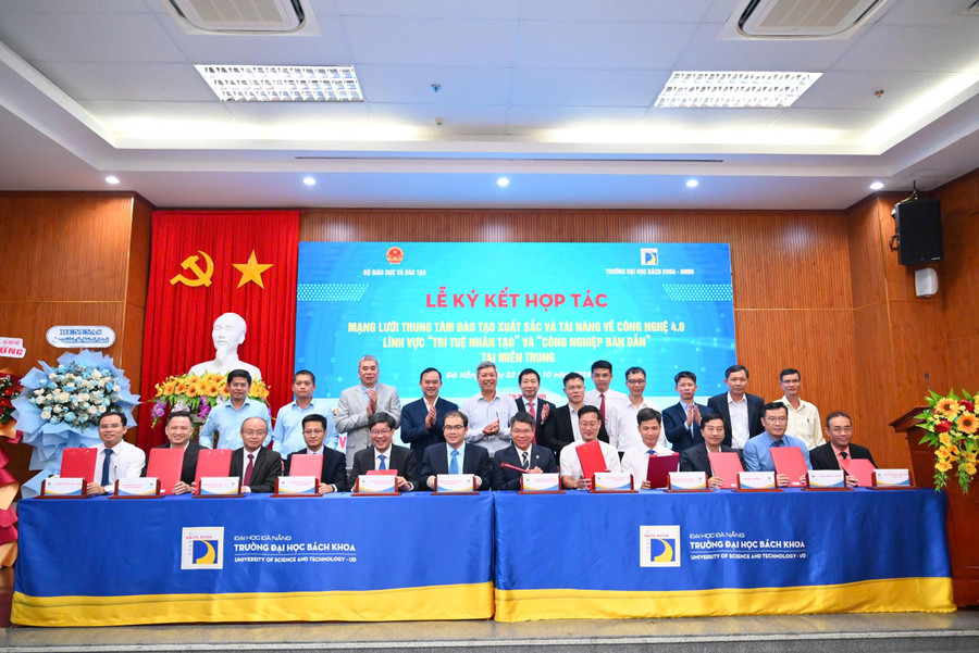Trường Đại học Bách khoa - Đại học Đà Nẵng ký kết hợp tác với các thành viên trong mạng lưới. 