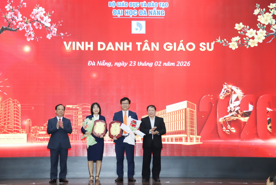 Đại học Đà Nẵng vinh danh tân giáo sư bổ nhiệm trong năm 2025. 