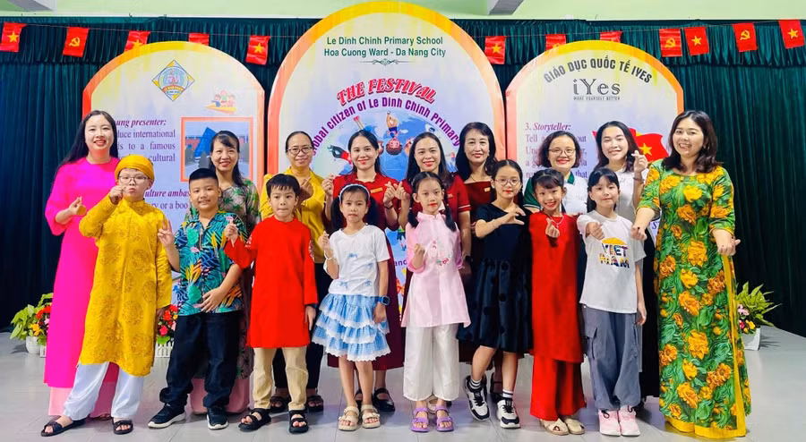 Chung kết cuộc thi “Tôi là công dân toàn cầu” của Trường Tiểu học Lê Đình Chinh.