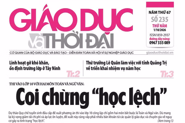 Tin tức báo in 1/10: 'Đòn bẩy' cho khoa học trong trường đại học